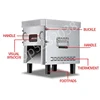 Commercial Meat Slicer Vegetable Cutting Machine Pork Lamb Beef Food Chopper Meat Grinder Dicing Machine 5