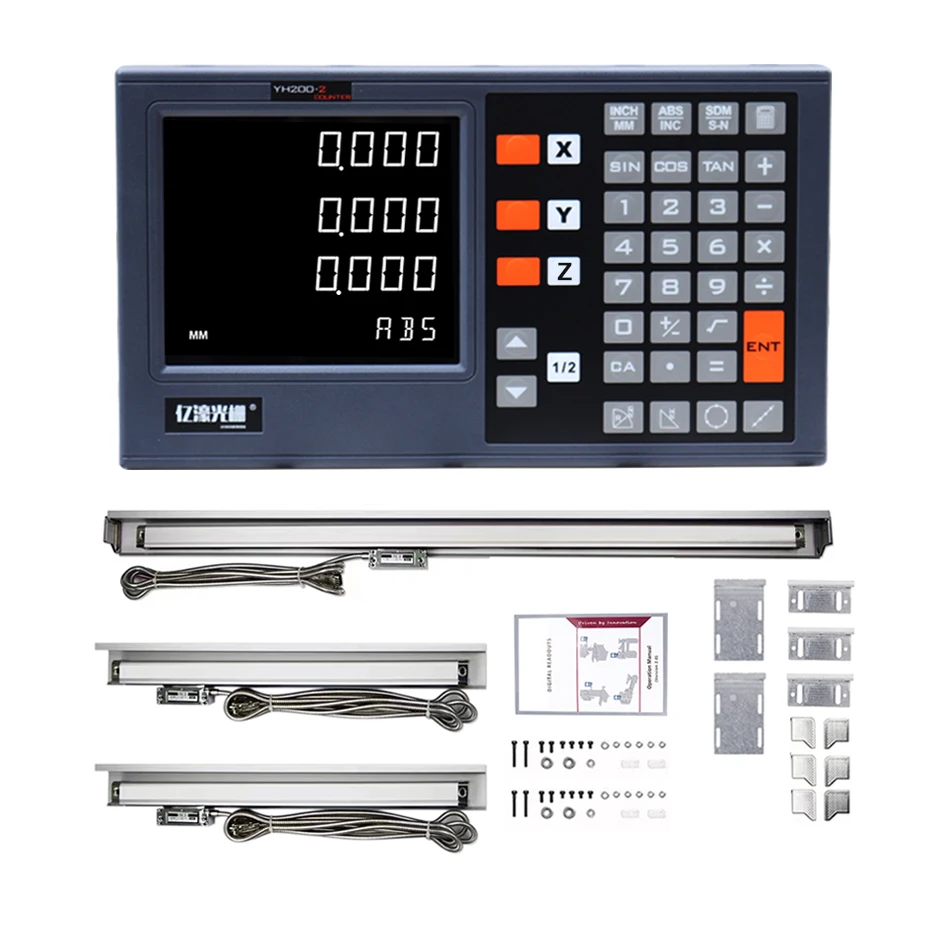YH20023AxisDroDigitalReadoutDisplaySetLinearScaleKit5U5V