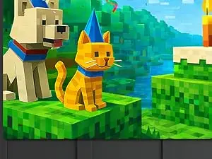 1 Stück, 2D flaches Pixel-Hintergrundbanner zum Geburtstag, Geburtstagsparty-Dekoration, Bannerdekoration im Videospiel-Stil, wsj – Detail 5
