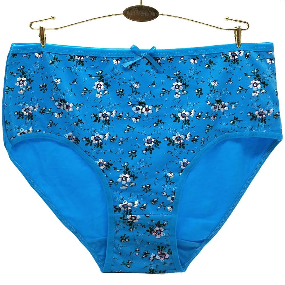 Cotton Mid Rise Womens Briefs - Soft Sexy Plus Size Panties 3 Pcs