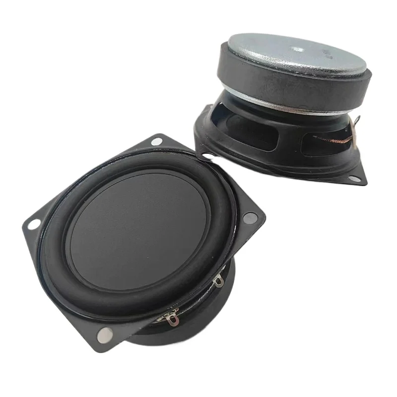 SOTAMIA 2Pcs 2.5 Inch Square Full Range Speaker 67mm 4 Ohm 15W HIFI Loudspeaker Audio DIY Waterproof Outdoor Bluetooth Speakers 6