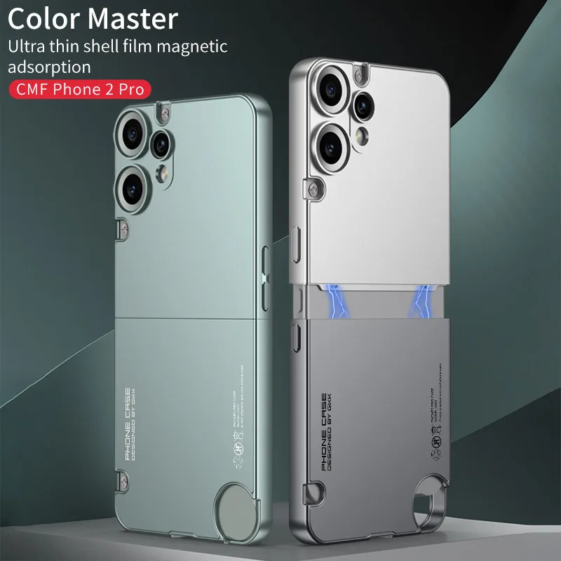 Custodia In Silicone Con Brillantini Per Nothing CMF Phone 2 Pro – Design Minimalista Con Placcatura Dorata, Verde, Anti-caduta