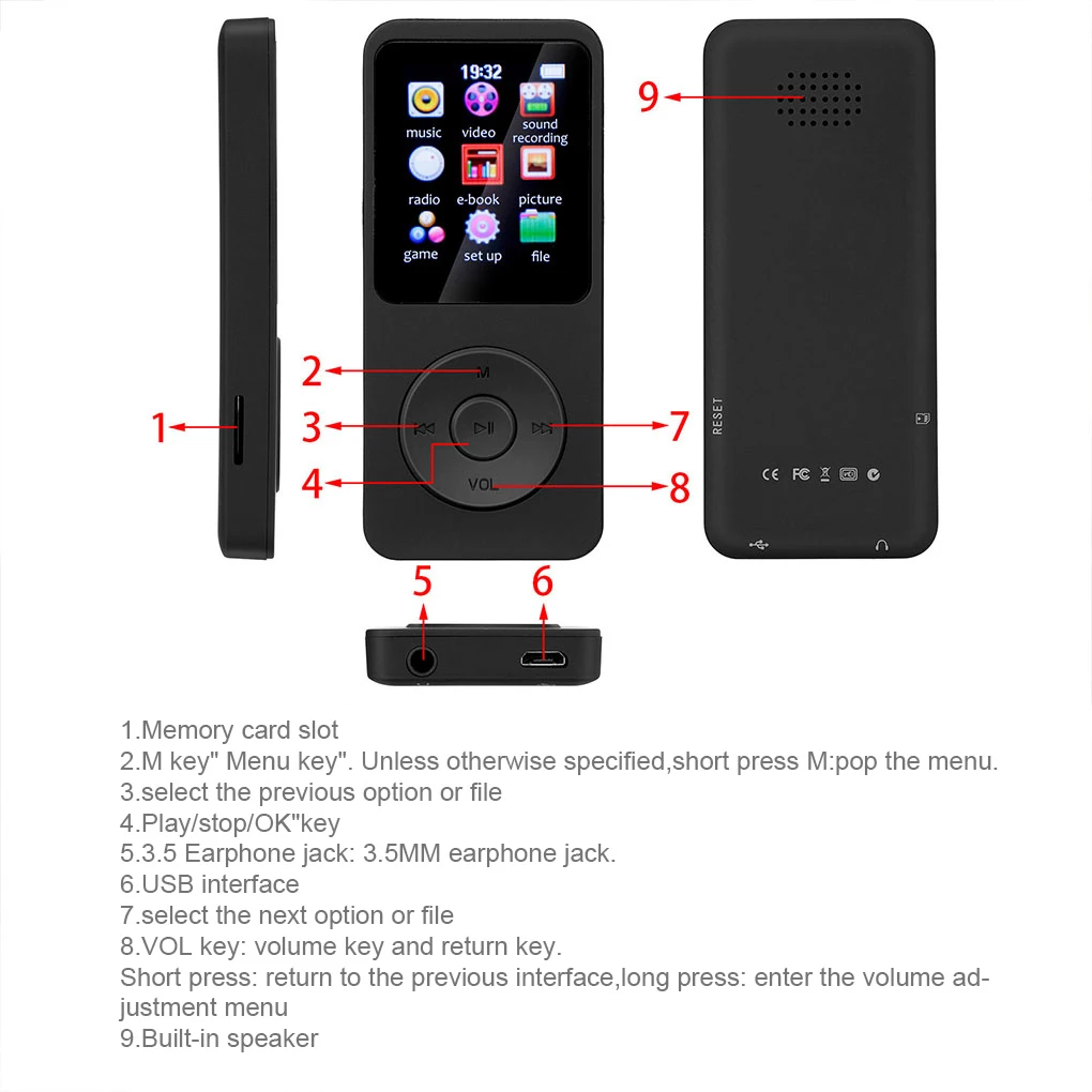 ޴ ̴ MP3 ÷̾,  , ķ ŷ,  ȣȯ, 5 0    Ŀ, Ķ 32G