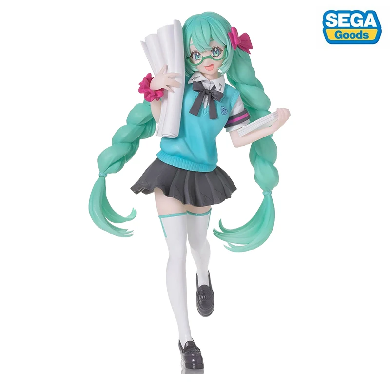 

Оригинальная Коллекционная Фигурка пятна SEGA Hatsune MIKU LUMINASTA MIKU16TH, аниме коллекционная фигурка, детская игрушка, модель, украшение, рождественский подарок