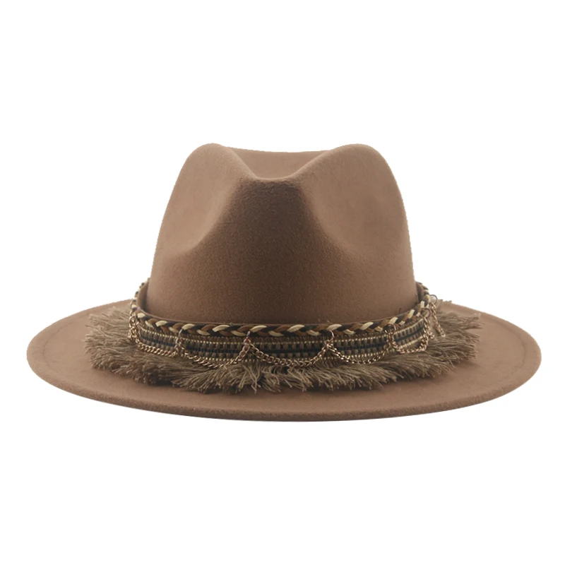 

Cowboy Hats Hat Fedora Hat Felted Man Hat Hats for Women Western Cowboy Panama Vintage Casual Luxury Men Hat Sombrero Hombre New