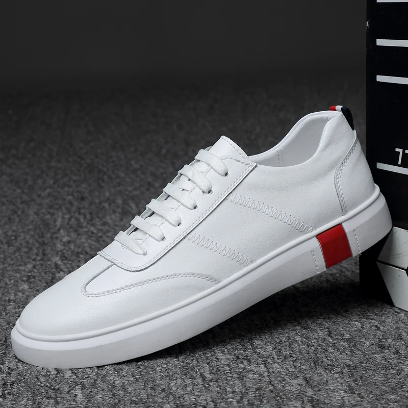 

2022 New Men All-match skate shoes Fashion Outdoor Casual Shoes Luxury Genuine Leather Men Shoes Small White Shoe Comfy Sneakers