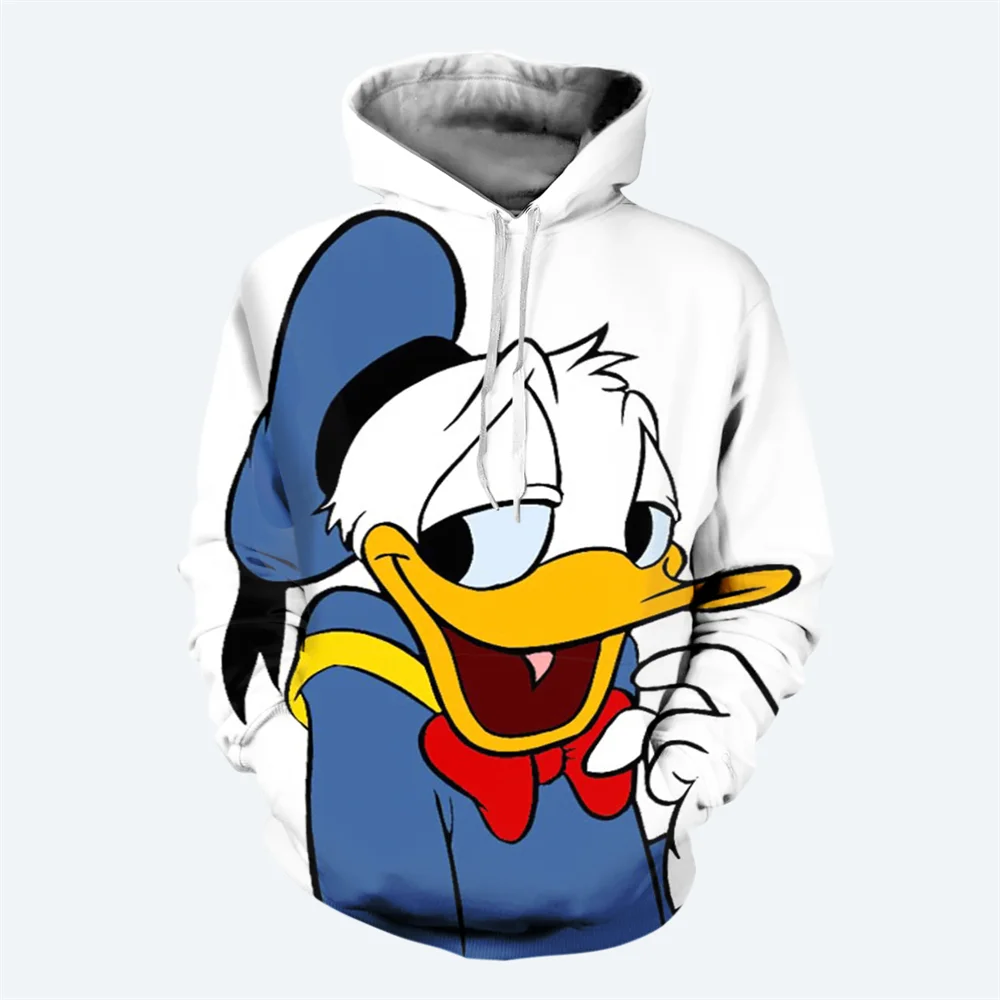 thumbnail image 1 of Sudadera con capucha para hombre con estampado 3D de dibujos animados de Disney para otoño e invierno, sudadera con estampado de pato Donald, estilo casual de moda clásica, sudadera con capucha para h, 1 of 5