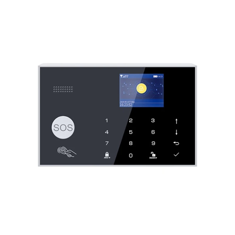 

Best Price Tuyasmart APP Control 2.4 inch TFT LCD wireless tuya wifi 4G gsm burglar alarm system With RFID Card PST-G30 4G