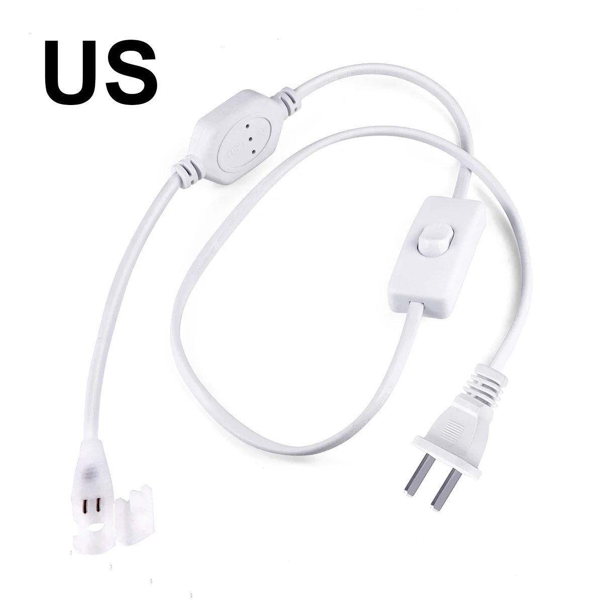 Versatile COB LED Strip with Dual Voltage and Multiple Plug Options
