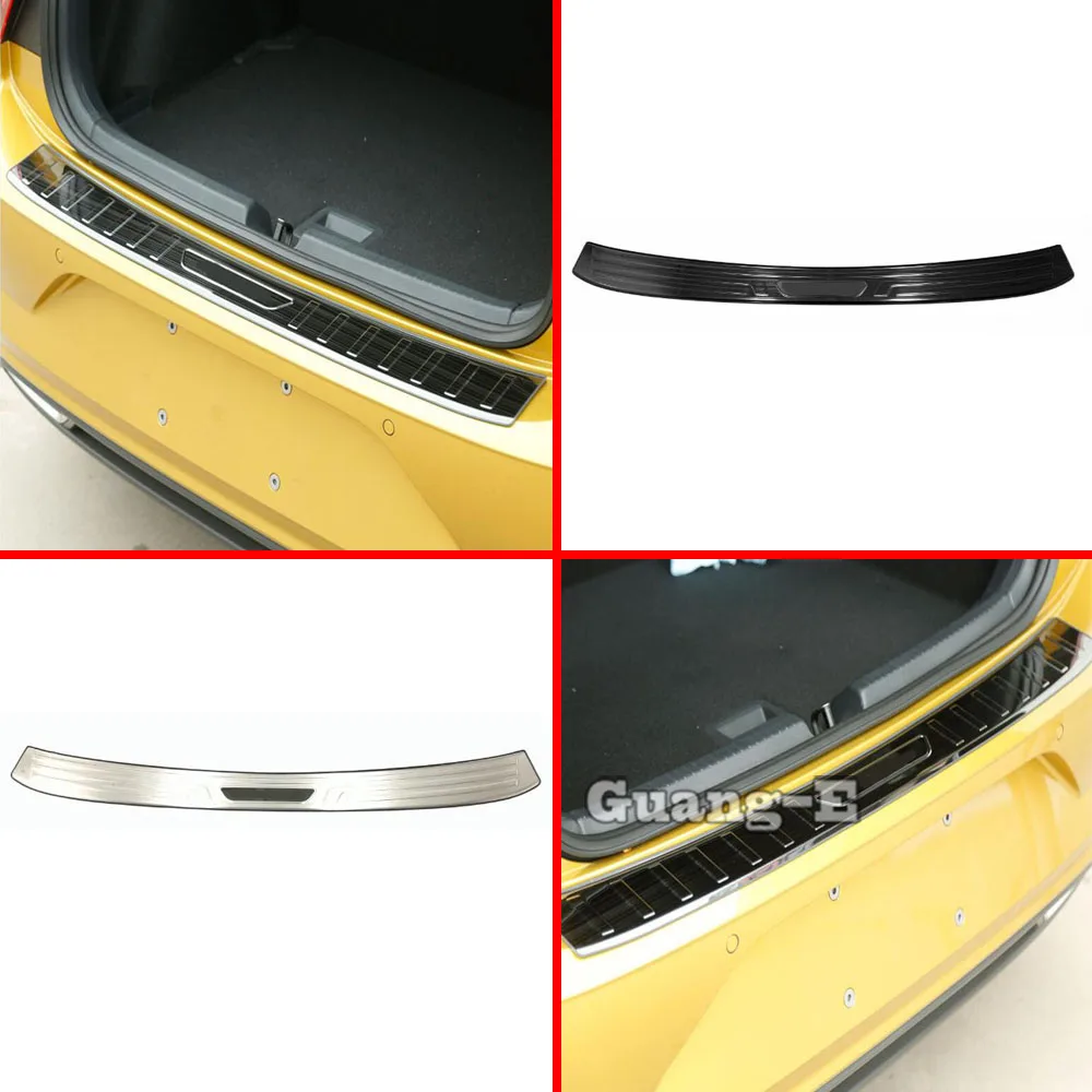 

For Volkswagen VW Polo Hatchback 2019 2020 2021 2022 2023 Sticker Back Rear Pedal Door Scuff Plate Frame Outside Threshold Trunk