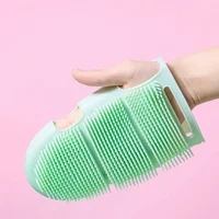 Bathing Brush Japanese Lovely Wind Bath Silicone Massage Pet Bath Brush Cutin Removing Gloves Silicone Body Brush 1