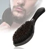 New MAN Hair Brush Boar Bristle For Men's Beard Shaving Comb Face Massage Facial Hair Cleaning Brush Wave Comb Drop Shipping 2