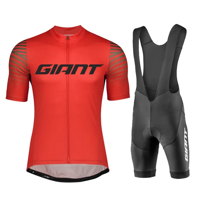 Cycling Set 2023 Giant Short Sleeve Men Summer Cycling Jersey Set Road