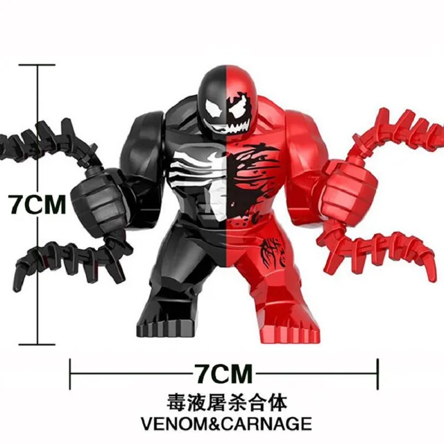 Marvel Legendary Superhero Hulk Slayer Spider Man Massacre Venom Iron Man Building Block Assembly Toy Children's DIY Gift 4