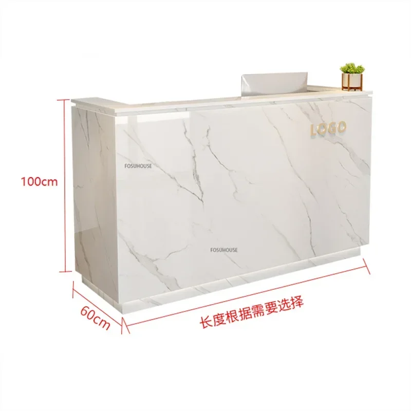 Modern simple cash registers for business Clothing Store Office desk Furniture beauty salon Bar counter table Reception Desk Z