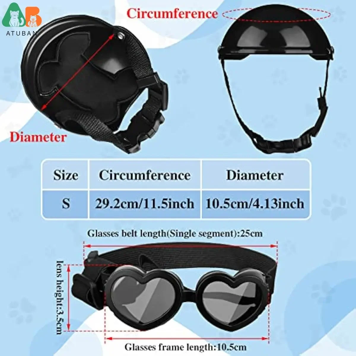 Small Dog Helmet & Goggles 2