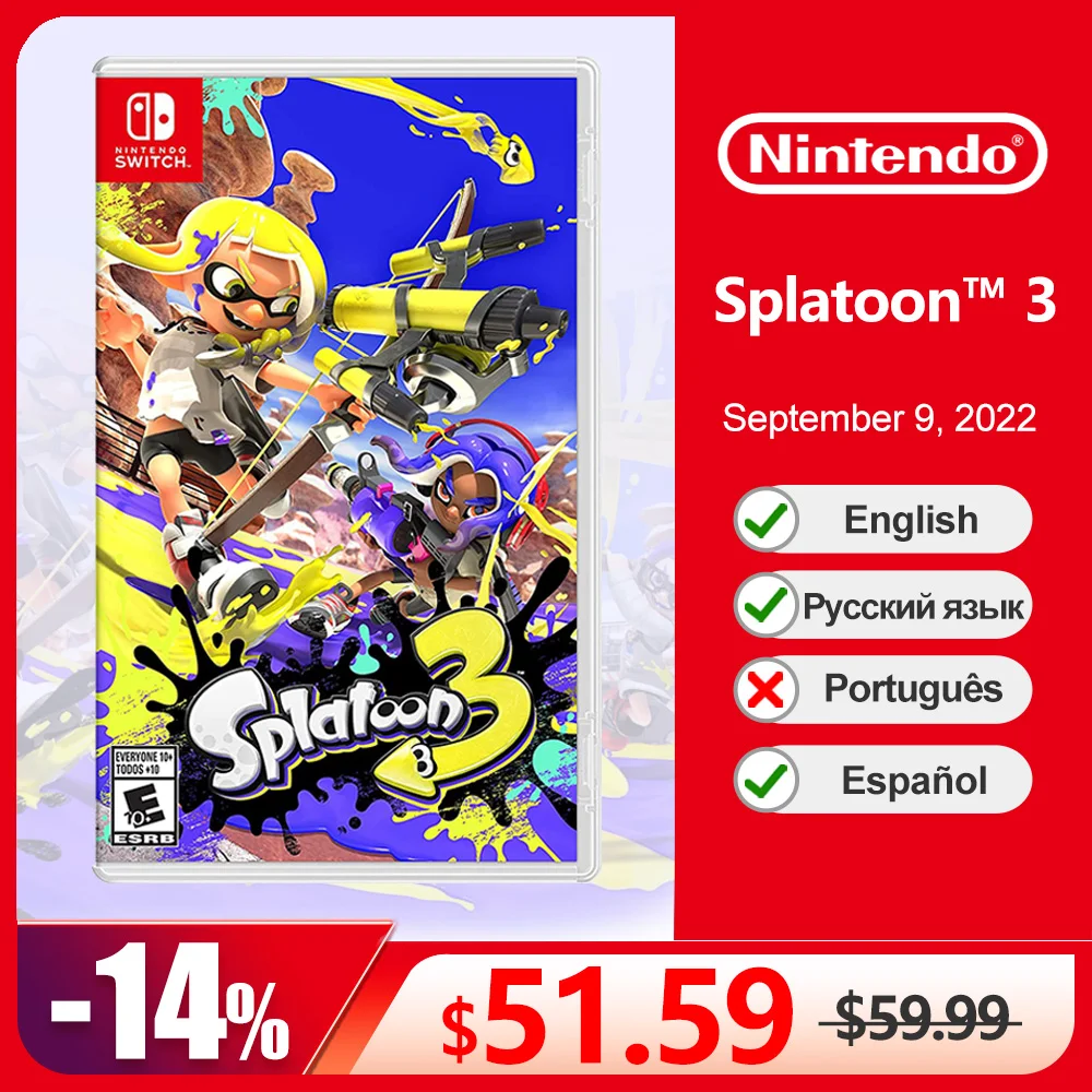 Splatoon 3 Nintendo Switch Game Deals 100 Official Original Physical