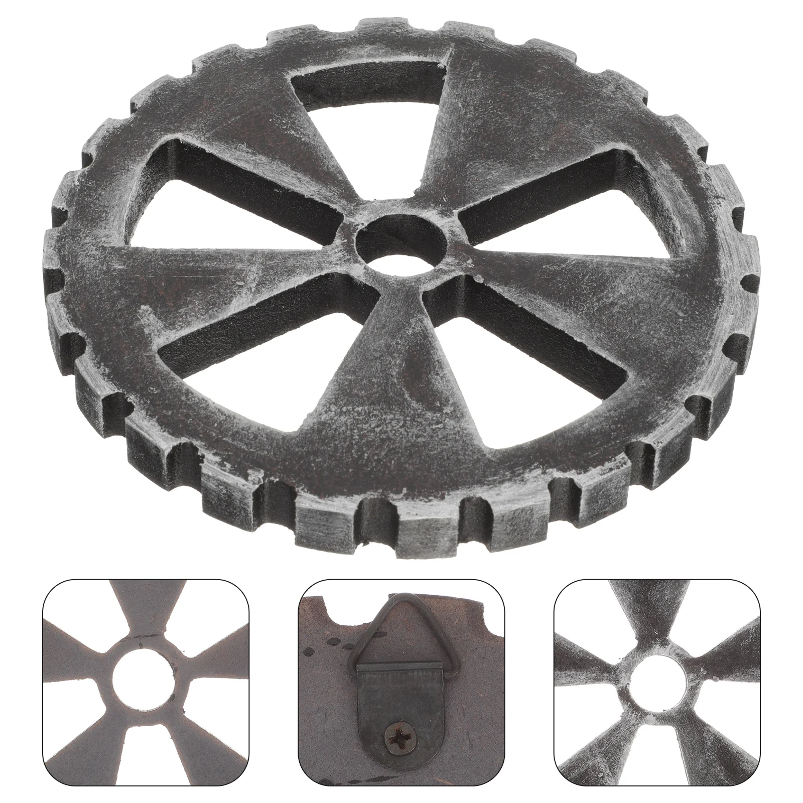 

Industrial Style Gear Wall Decor Vintage Wood Gear Wall Art Home Decor for Gift