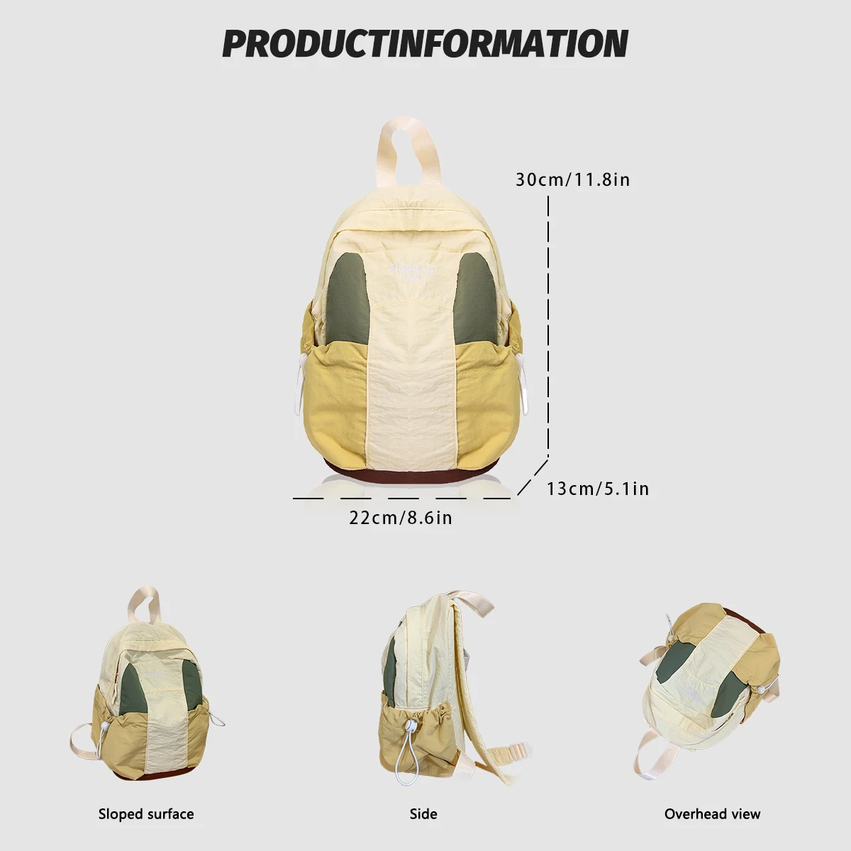 Outdoor Hiking Small Backpack Lightweight Mountaineering Bag Women's Summer Ultra-Light Sports Lightweight Backpack Small School Bag