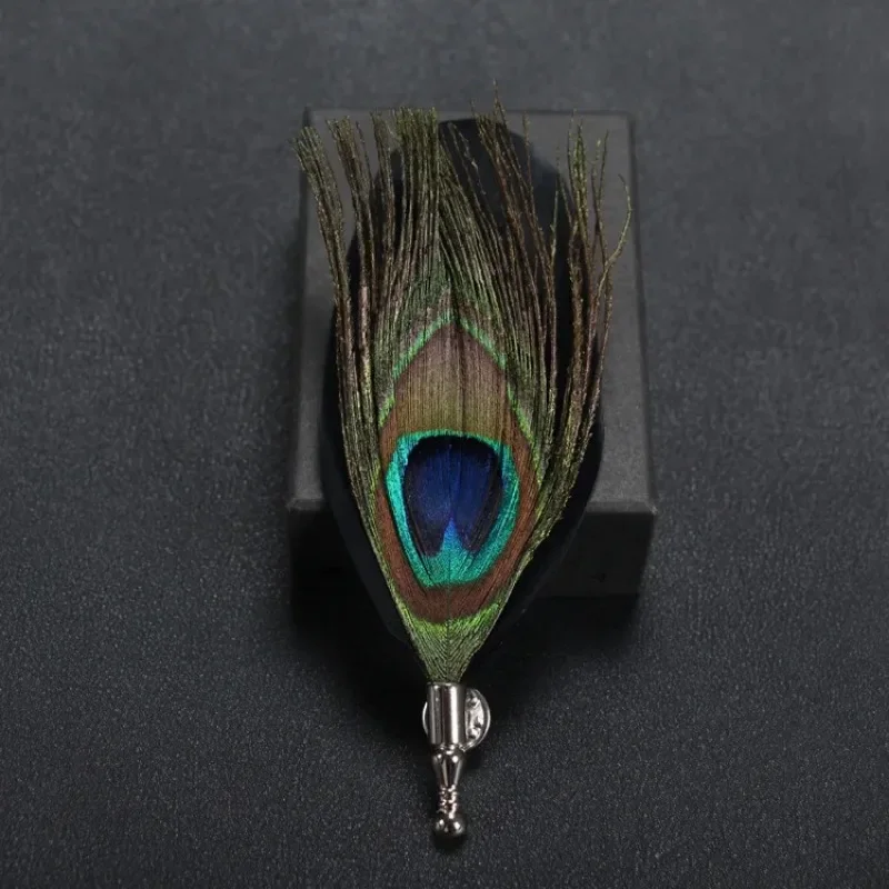 Korean Peacock Feather Brooch Scarf Buckle Lapel Pins & Brooches Jewelry Bridge Suit Wedding Men Accessories butterfly brooch imitation pearl brooch wheat brooches animal brooch cartoon brooch waist brooch fashion brooch set croissant brooches heart shape brooch bee crystal brooch shawl brooch pearl brooches doctor stethoscope brooch personalized brooches pin brooches clothing brooch viking brooch hijab brooch flower brooch crystal brooch dental brooches art brooches enamel brooches acrylic brooches bike brooch national flag brooch metal brooches bee brooch