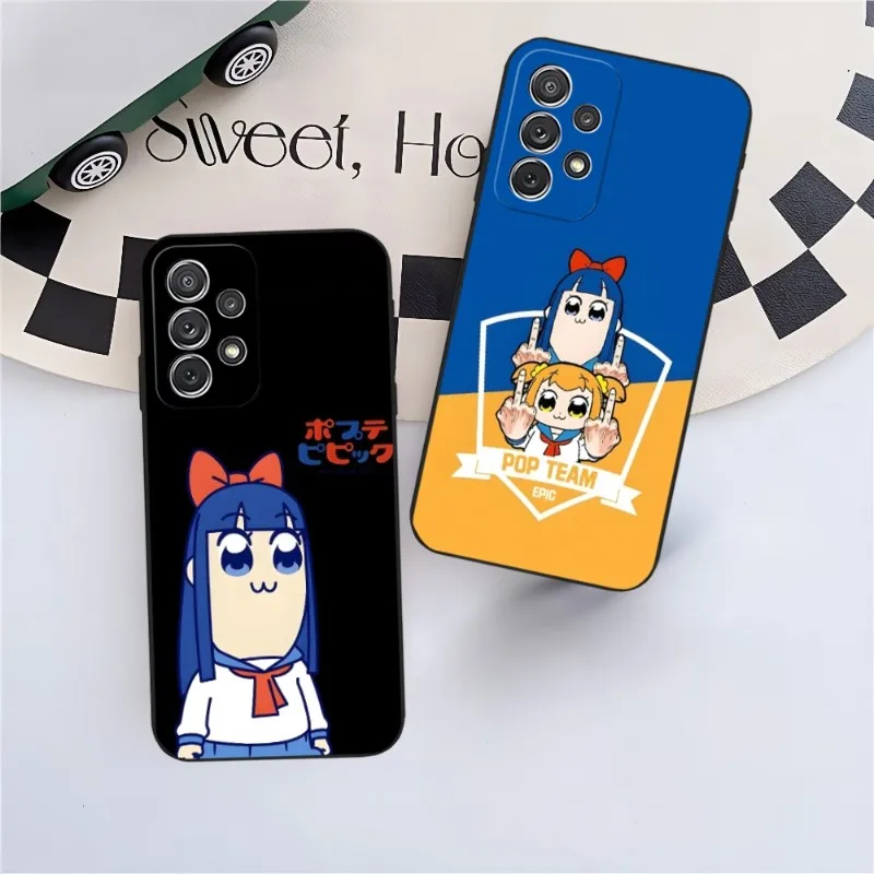 Pop Team Epic Pipi Custodia Per Telefono Anime Per Samsung Galaxy S30 S23 S21 S22 S20 Ultra Fe S10 S8 S9 Note 10 20 Pro Plus Cover