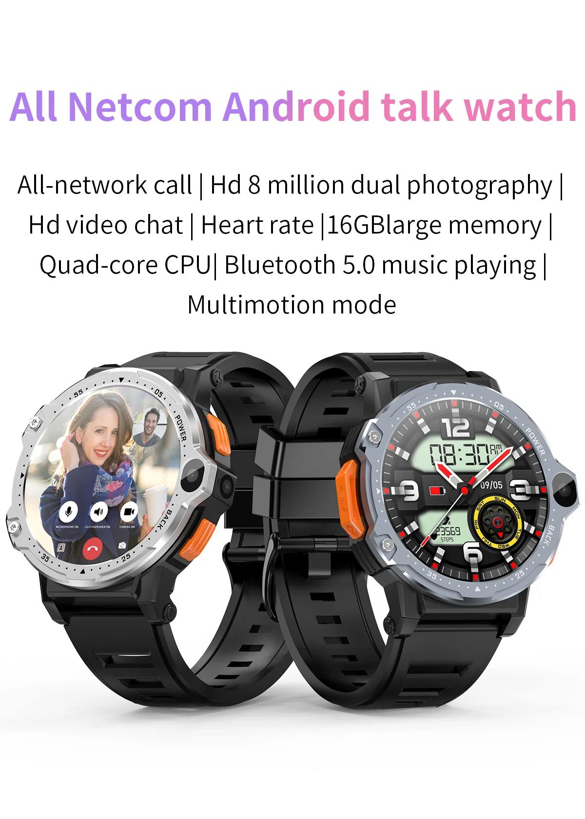 2023 Smartwatch GPS Wear OS Dual Camera WIFI Android 8.1 LTE Sports Video reloj  hombre LOKMAT APPLLP6 PRO LEMFO LEMP - AliExpress