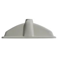1pc Bathroom Sink Undermount - 18"x11" Modern White Rectangular Vessel Undermount Sink, Porcelain Ceramic Under Counter Lavatory 2