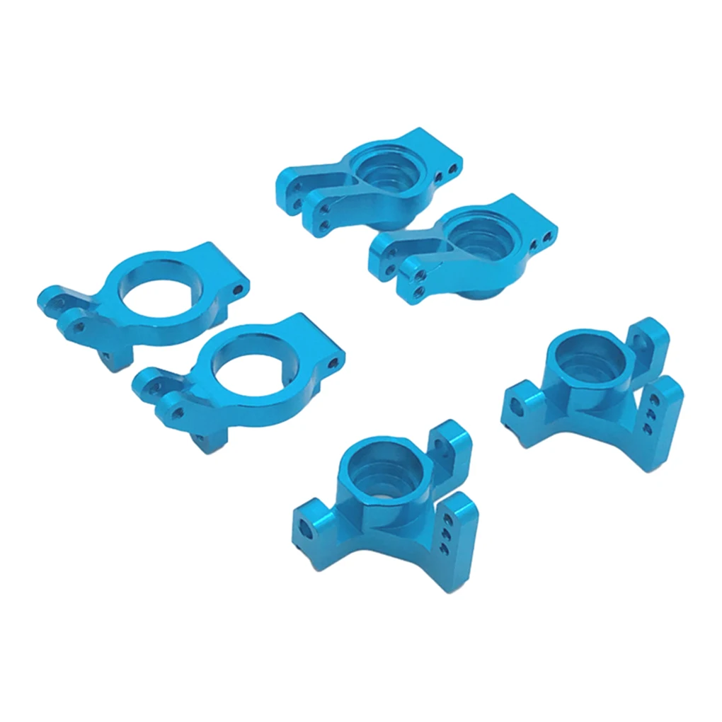 

RC GOFFLOW Steering Cup C-Hub Carrier Caster Block Set For 1/12 Wltoys 12401 12402 104009 RC Car Upgrade Metal Replacement Parts