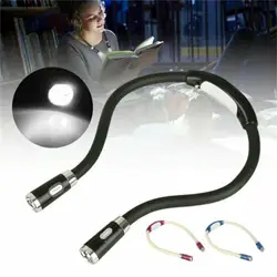 Portable Led Neck Light Bendable Energy-saving Ultra-wide Area Lighting Hanging Neck Reading Light