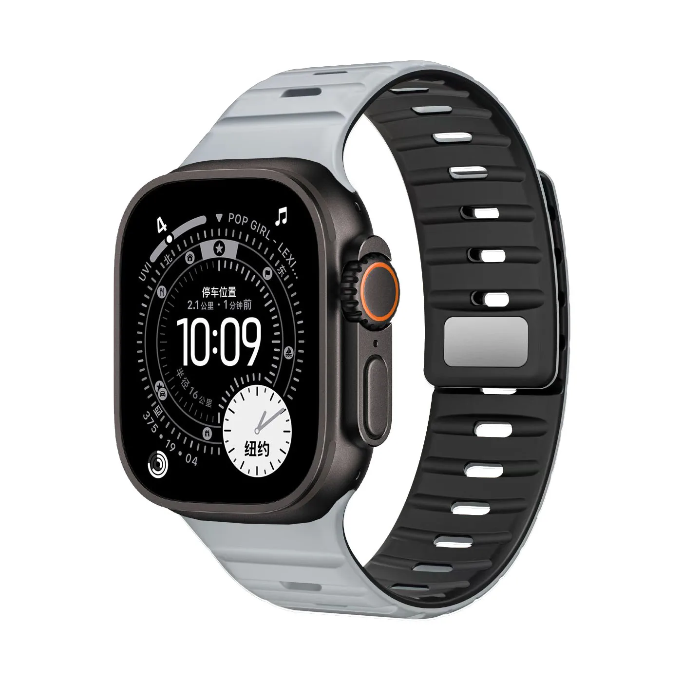 Magnetic Silicone Strap Bracelet