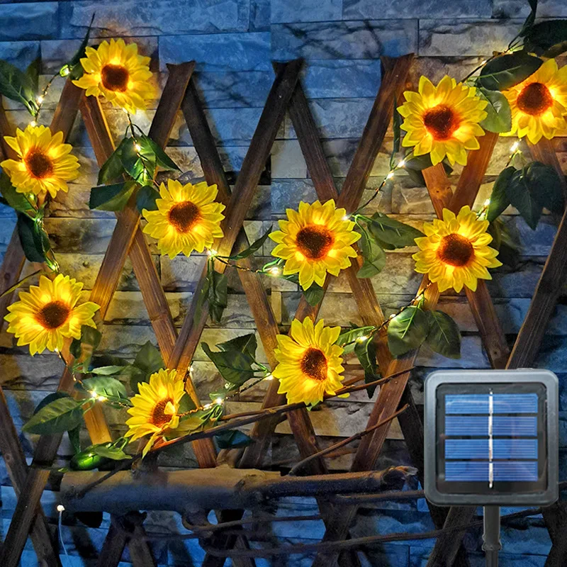 

10M 100led Solar Garden Light Led Lamp Outdoor Artificial Vine Plant Lamp Waterproof Lamps Wedding Holiday Party Decoration