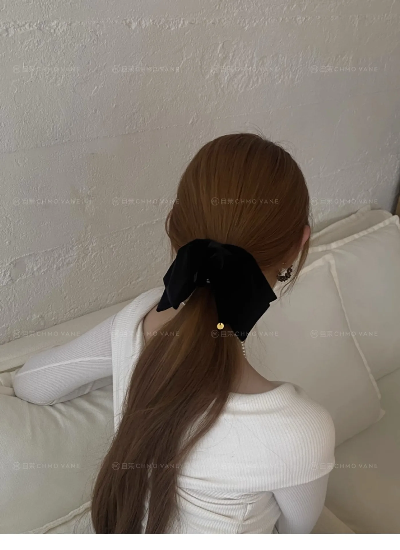 2025, erweitertes Gefühl, Schleife, Haarklammer, Samt, Schleife, Haarnadel, Krabbenklammer, Hinterkopf-Haarspangen für Frauen und Mädchen, Haar-Accessoires – Detail 7