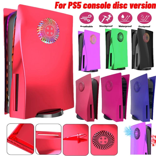 Plaque frontale pour console Playstation 5, coque de boîtier PS5, édition  numérique, plaque rigide en plastique, remplacement du boîtier,  anti-poussière - AliExpress