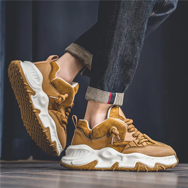 Zapatillas de deporte informales para hombre, tenis de lujo, transpirables, mocasines de moda para correr