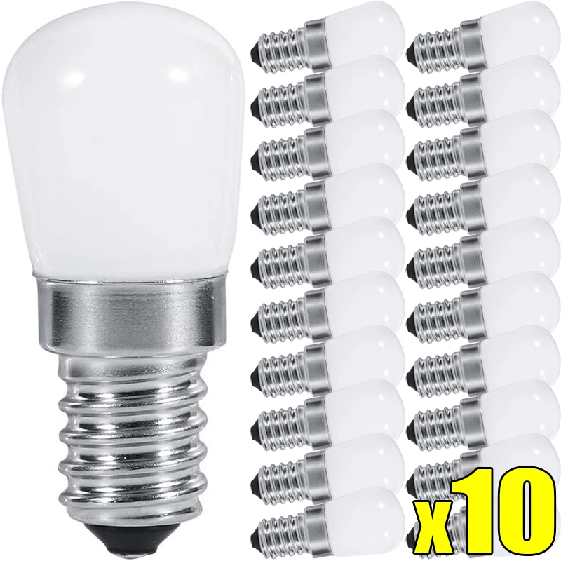 미니 LED 냉장고 전구, 냉장고 램프, 냉장고 디스플레이 캐비닛용 나사 전구, E12, E14, 220V 