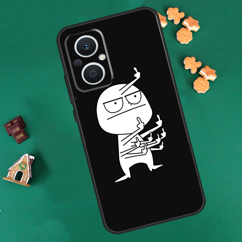 Humorous Middle Finger Phone Case