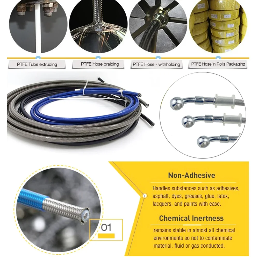 28 degre Hydraulic Brake Hose DOT oil Pipe Line Braided Cable 10mm Banjo Kawasaki Yamaha Honda ATV 400 To 2200mm
