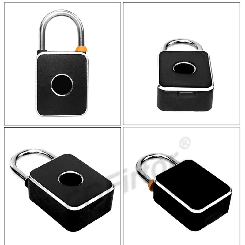 Tuya APP Fingerprint Padlock Bluetooth Padlock Mini Portable Biometric USB Charging For Locker Luggage Gym