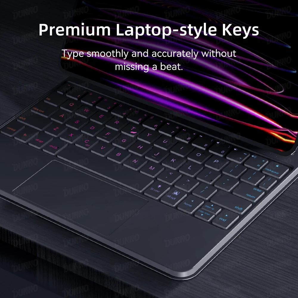 Magic Keyboard Case Capa para Ipad Pro 11 12 12.9 Air Air Ipad 10th Generation Pro 12 6th 5th 4th 3rd Gen Mini 6 - Imagem 5