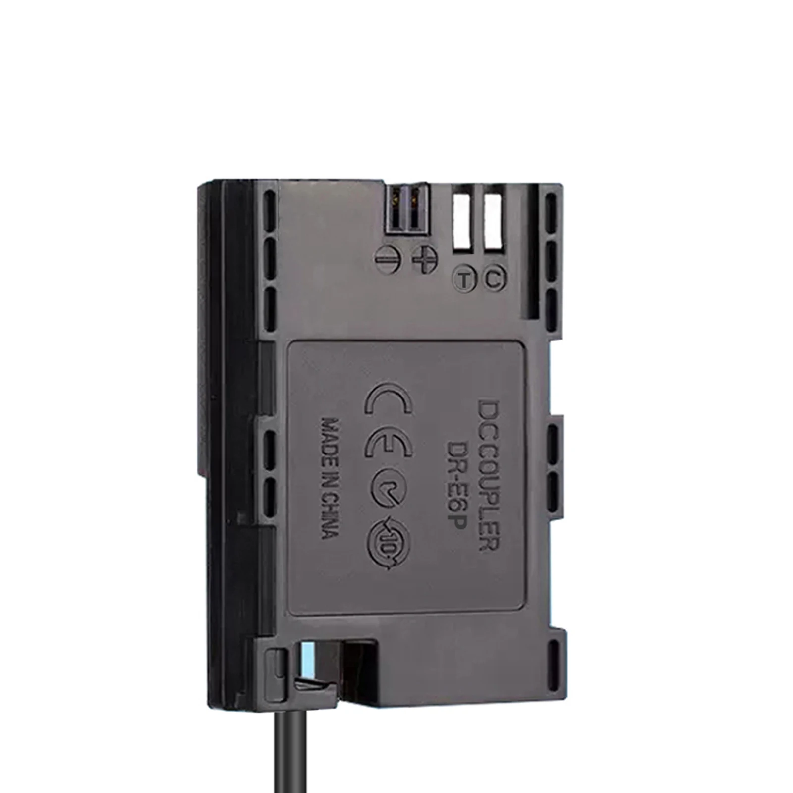 USB-C to LP-E6P LP E6P 더미 배터리 (캐논 EOS R5 Mark II, R5, R6, R7, R, EOS 5DS R, 6D, 7D, 80D, 90D, 5D Mark II, Mark III 용