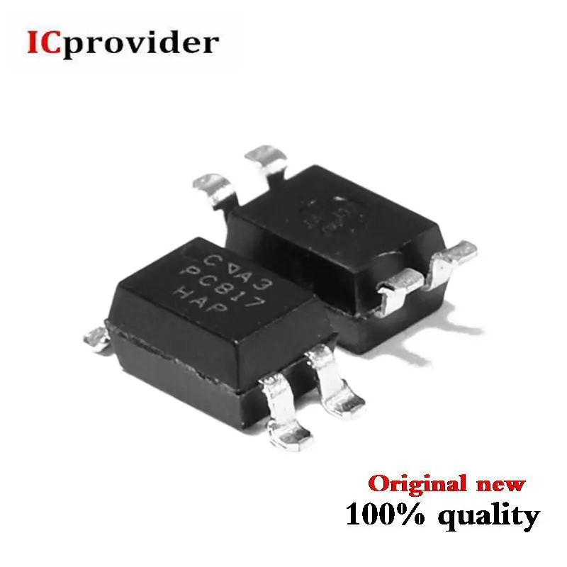 100pcs/lot Smd Optocoupler El817c (pc817) El817sc Sop4 Integrated