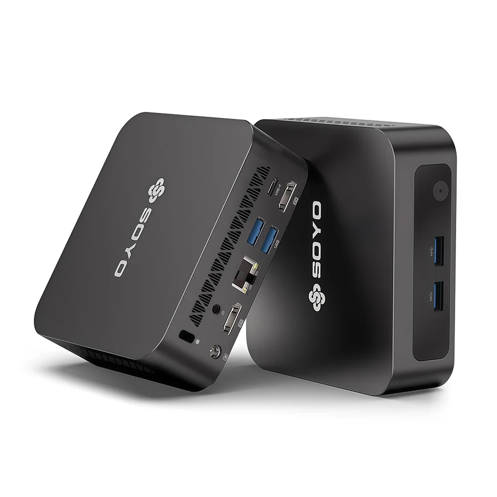 SOYO Y5 Mini PC Intel i3-4030U Processor 8GB RAM 128GB SSD Window 10 PRO Bluetooth WIFI5 Supports 4K Display Mini Computer - immagine 3