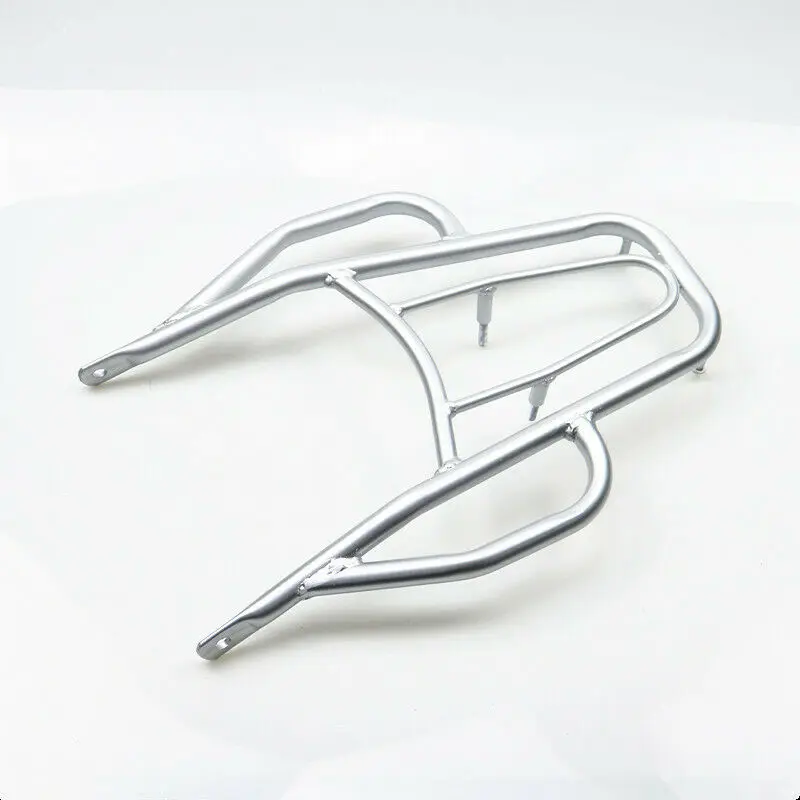 Dirt Bike Silver Rear Luggage Rack Shelf For Suzuki DRZ400 DR-Z 400S 400M