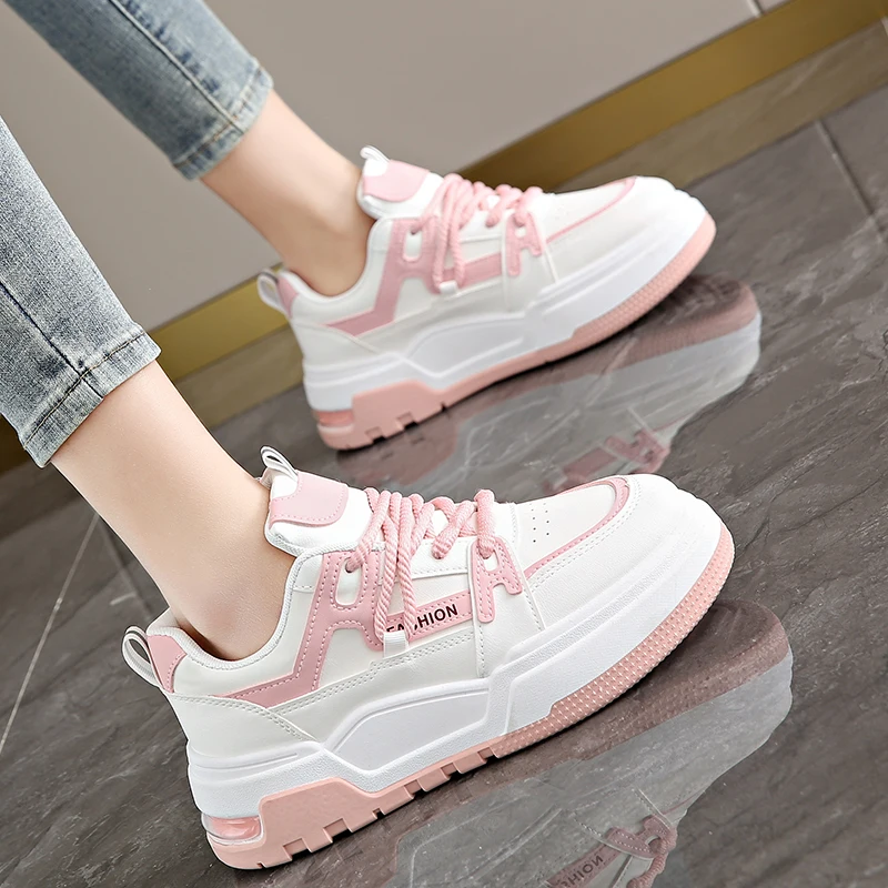 

Лидер продаж, женская повседневная обувь, новинка весны, стильная дышащая женская обувь, удобная универсальная обувь на толстой подошве