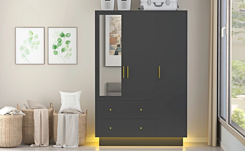 armoire wardrobe with mirror