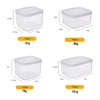 Food Containers Storage Boxes Plastic Transparent Food Canister Kitchen Storage Keep Fresh Box For Microwave Freezer Food Contai 5