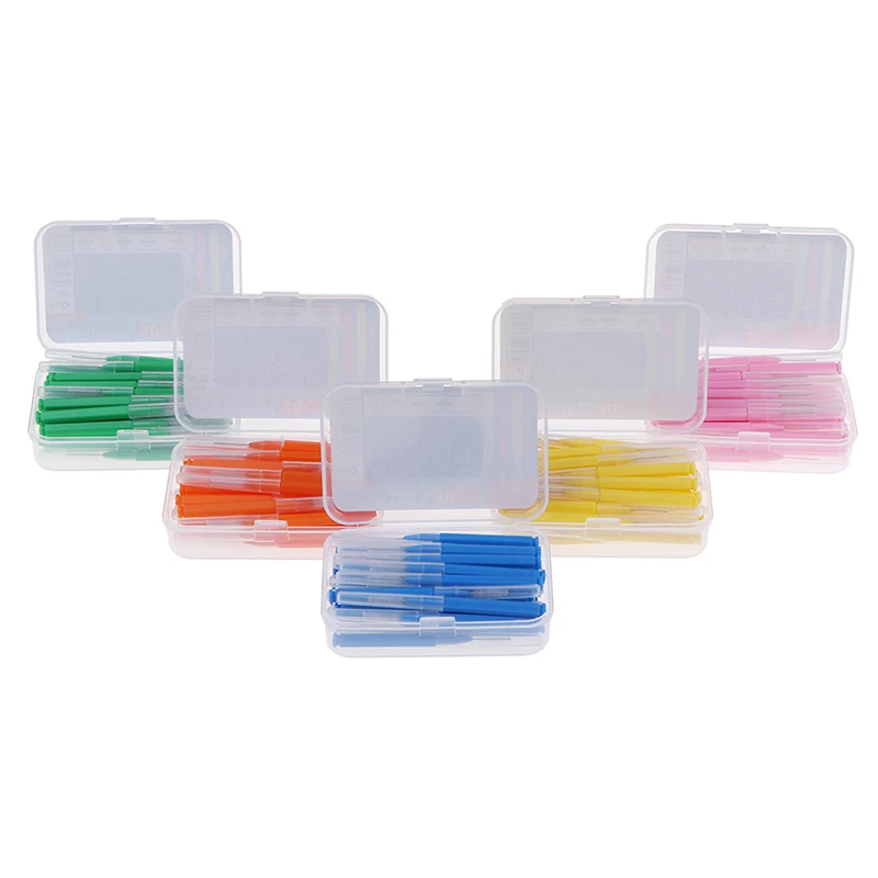 Scovolino interdentale Interdental Pennelli Pulito Pulito Tra I Denti Fili  E Cotoni Per Ricamo Pennelli Stuzzicadenti Dentale Spazzolino Da Denti  Igiene Orale Strumento di 5/10Pcs - AliExpress