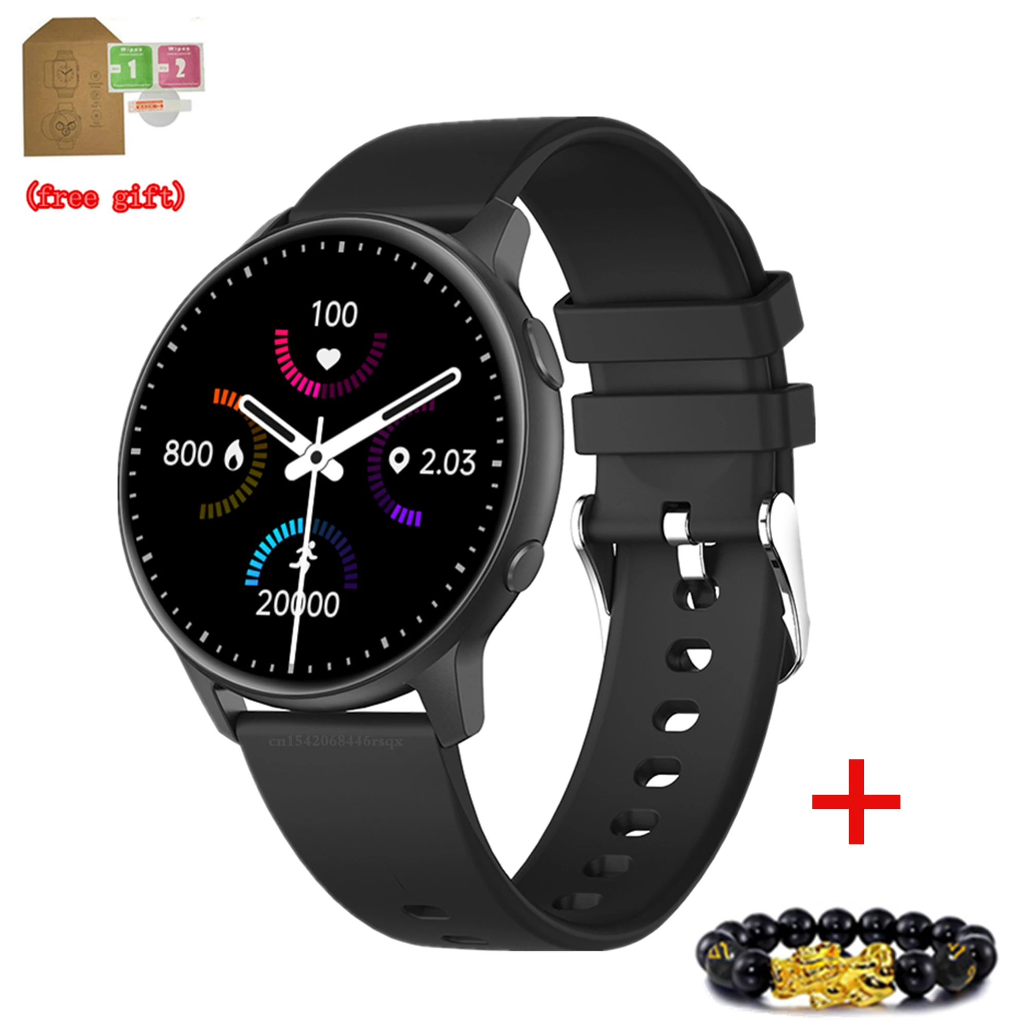 ZL02 Upgraded ZL02 Plus Smart Watch 100+ Watch Dial Heart Rate Blood Pressure Blood Oxygen IP68 Waterproof PK MX1 Android IOS 