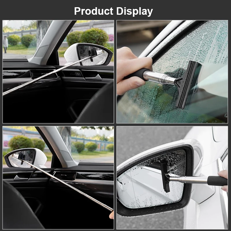 Car Retractable Wiper for Rearview Mirror Stretchable Auto