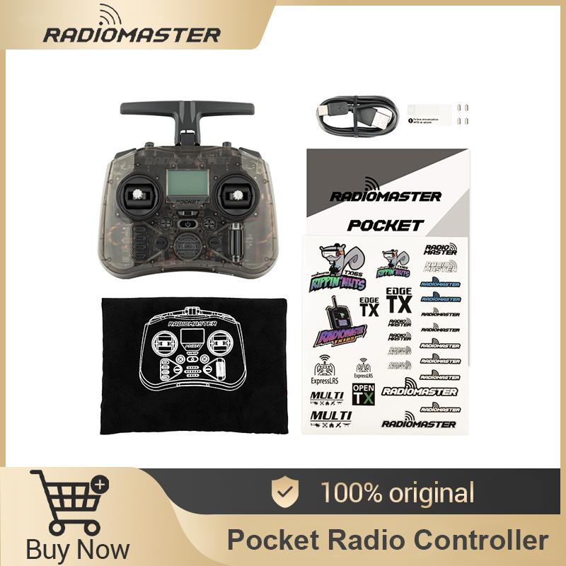 Radiomaster Pocket Hall Gimbal Transmitter Remote Control Portable Lightweight Built In LED Light Foldable Antenna 100% Original